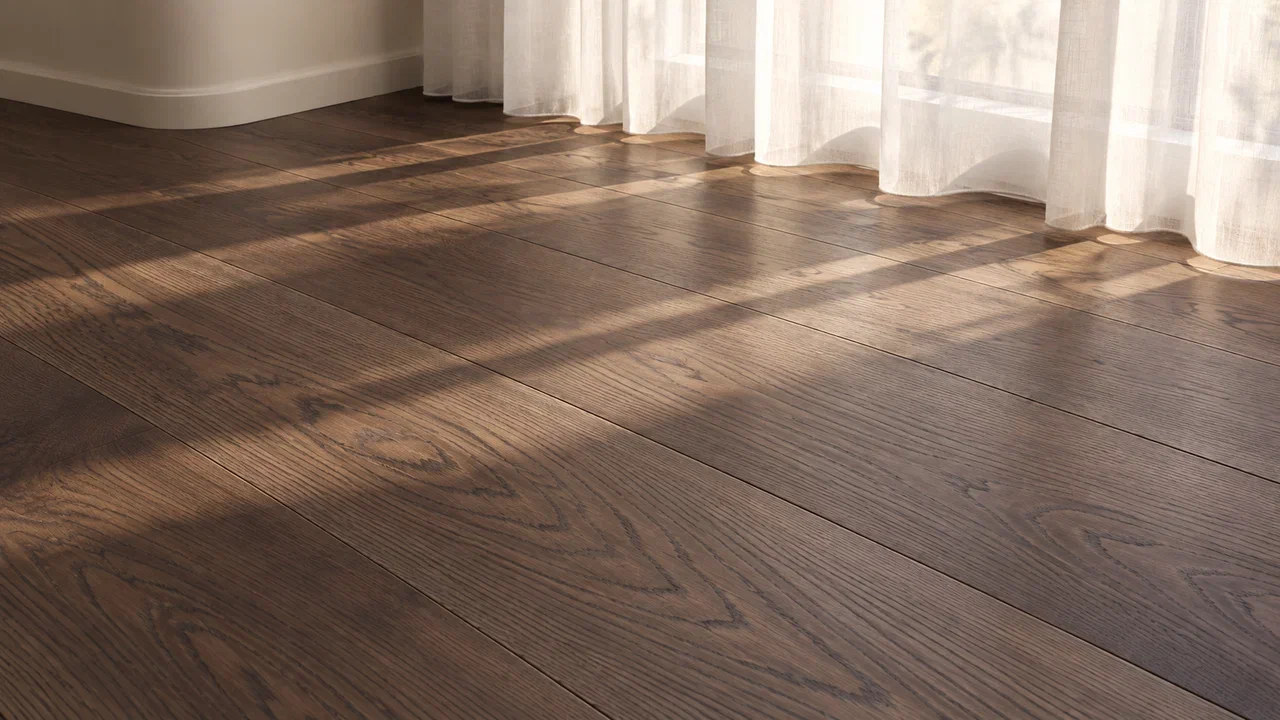 Рельеф и рисунок натурального дуба на фото AUSWOOD