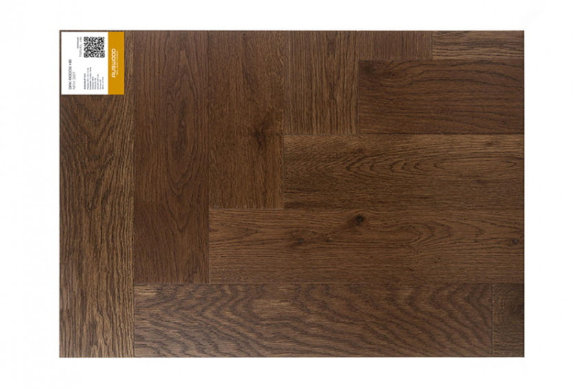 Образец щит паркетной «ёлочка» AUSWOOD Oak Rodos HB , вид сверху
